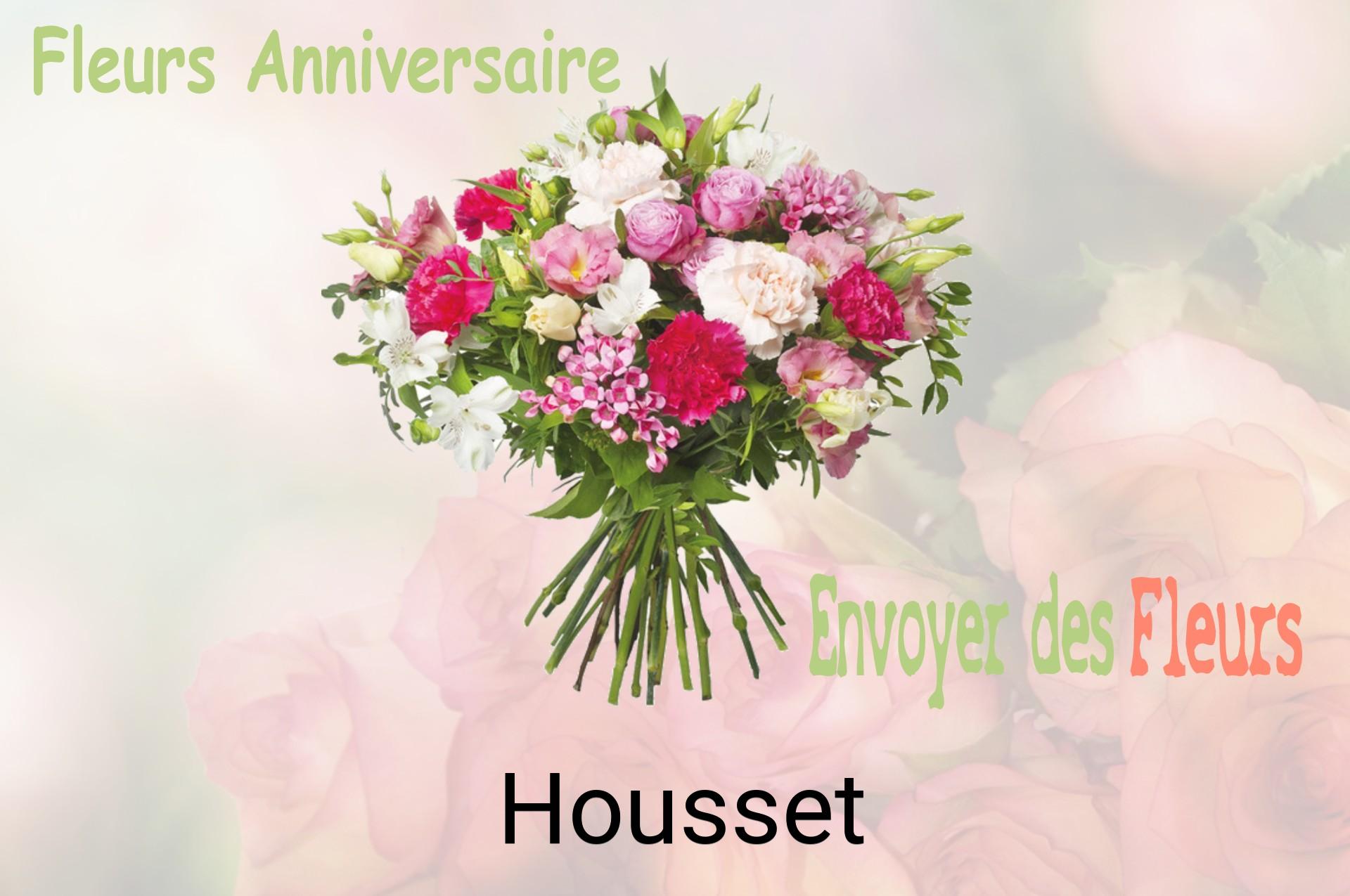 Bouquet de fleurs d’anniversaire livré à Housset